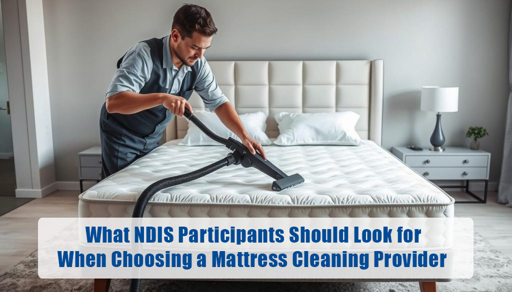 What NDIS Participants Should Look for When Choosing a Mattress Cleaning Provider