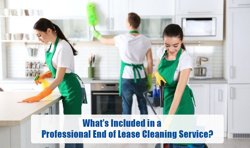 What’s Included in a Professional End of Lease Cleaning Service?