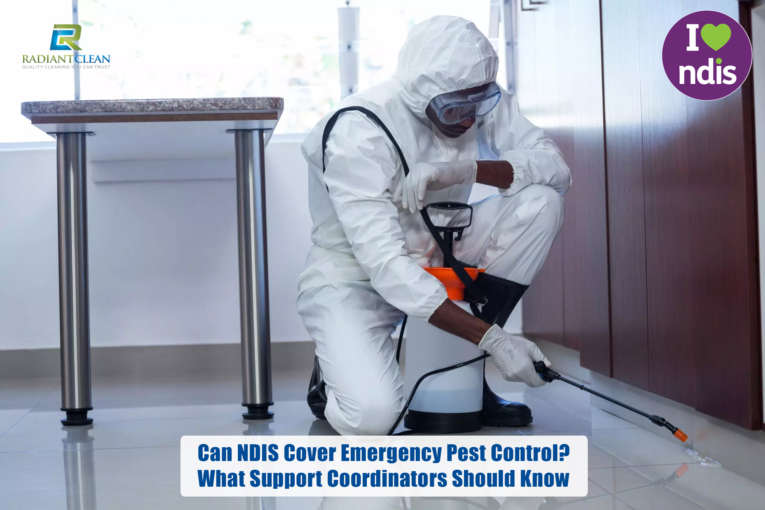 CAN NDIS COVER EMERGENCY PEST CONTROL? WHAT SUPPORT COORDINATORS SHOULD ...