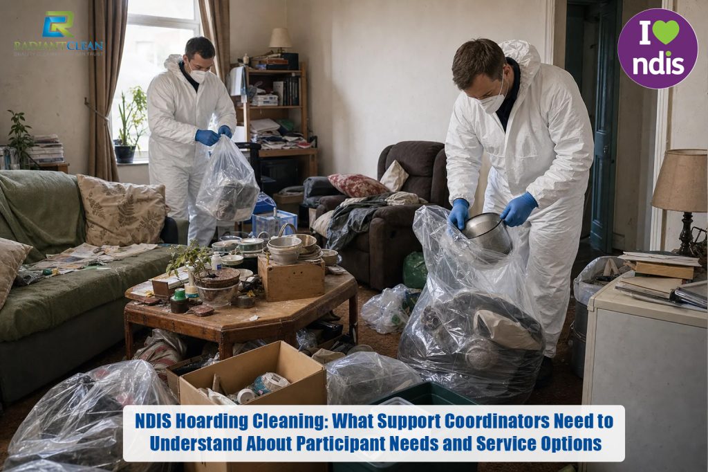 NDIS Hoarding Cleaning: What Support Coordinators Need to Understand About Participant Needs and Service Options