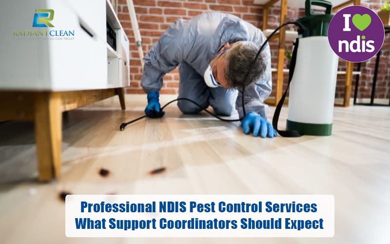 Professional NDIS Pest Control Services: What Support Coordinators Should Expect